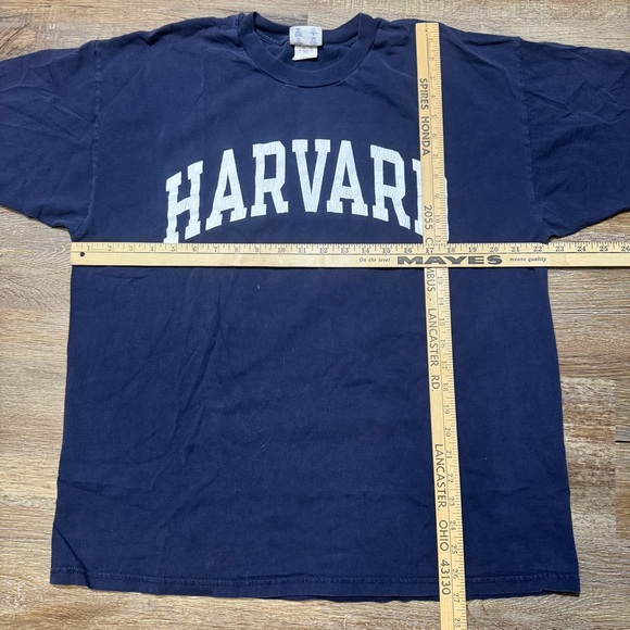 Vtg 90s Harvard Champion Brand T Shirt - Picture 4 of 4
